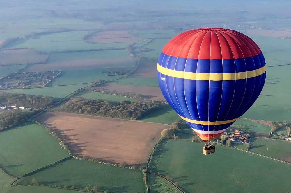 hot air balloon trips yorkshire